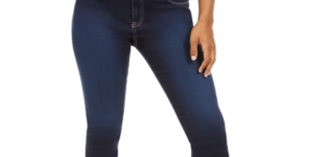 Sound Style Women's Shape And Lift Seamless Skinny Jeans Black Size 12