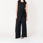 Dex - Plisse Belted Waist Jumpsuit - Plus