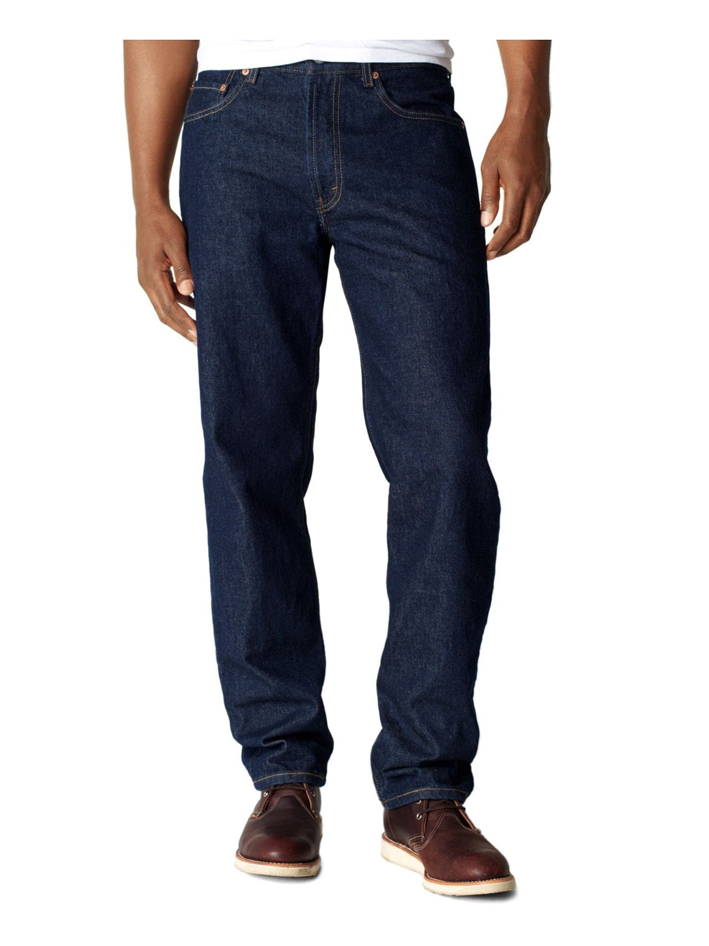 Levi's Men's 550 Relaxed Fit Jeans (Also Available in Big & Tall), Rinse-Stretch, 44W x 32L