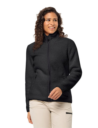 Jack Wolfskin Women's High Curl Fleece Jacket - Black