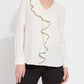 Lysse - Marianne V-neck Ruffle Blouse