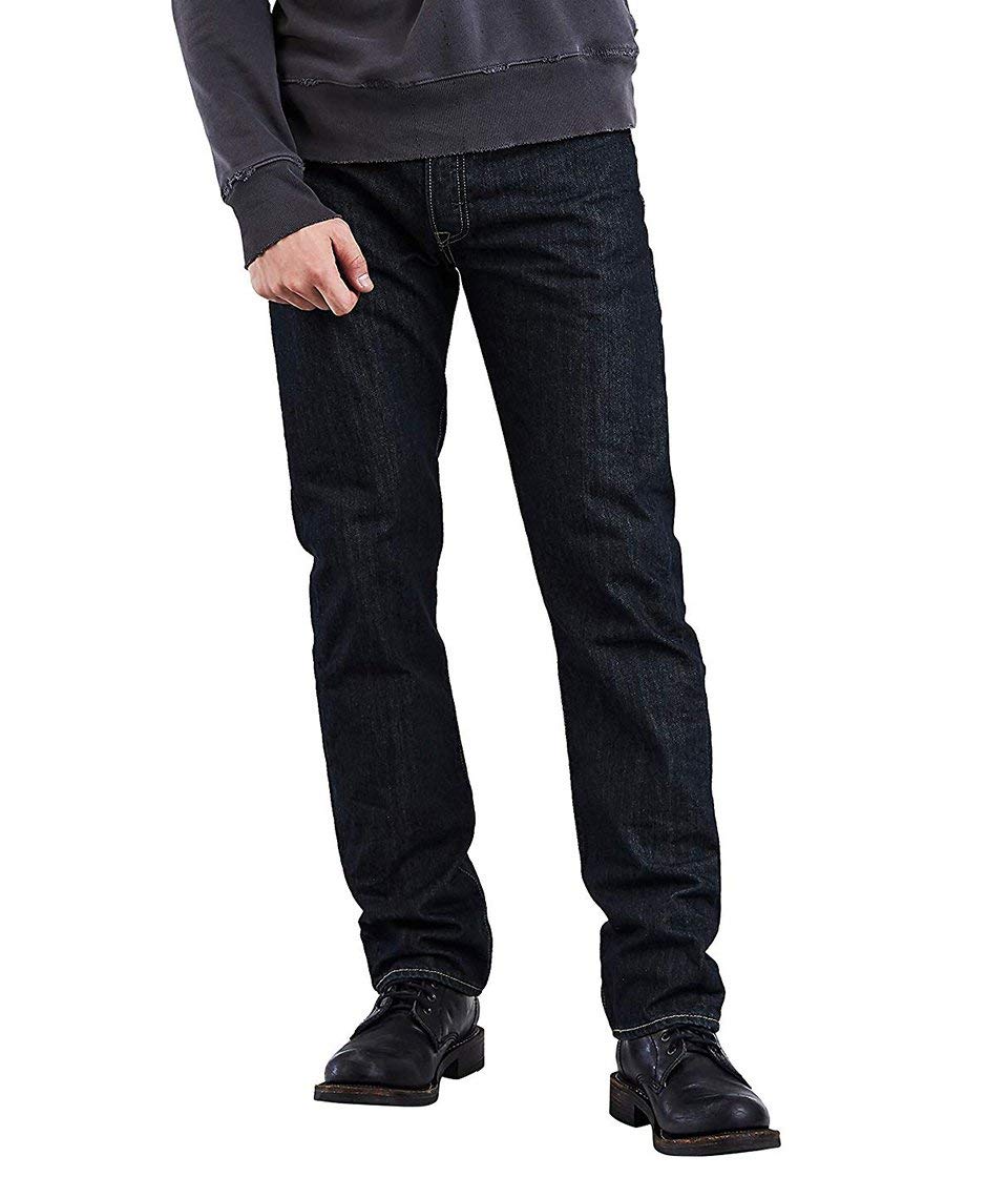 Levi's 501 Original Fit Men's Jeans (Regular and Big & Tall), Clean Rigid, 28W x 30L