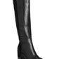 Alfani Womens Manila Leather Pointed-Toe Knee-High Boots Black 6 Medium (B,M)