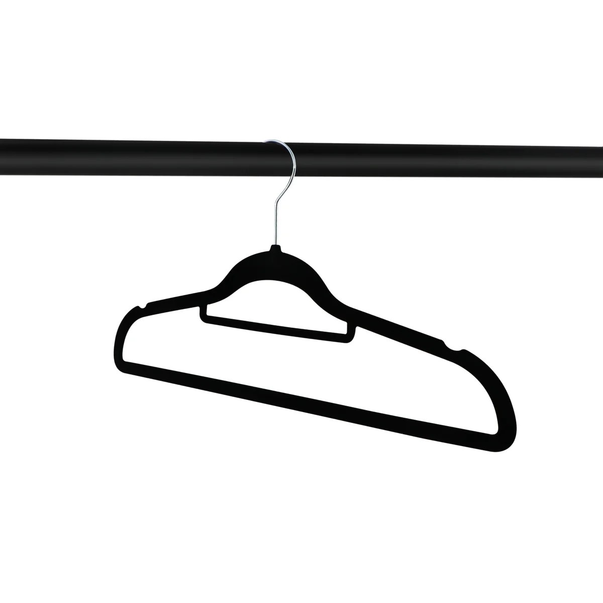 120 Pack of Premium Velvet Non-Slip Hangers with 360 Degree Rotatable Hook