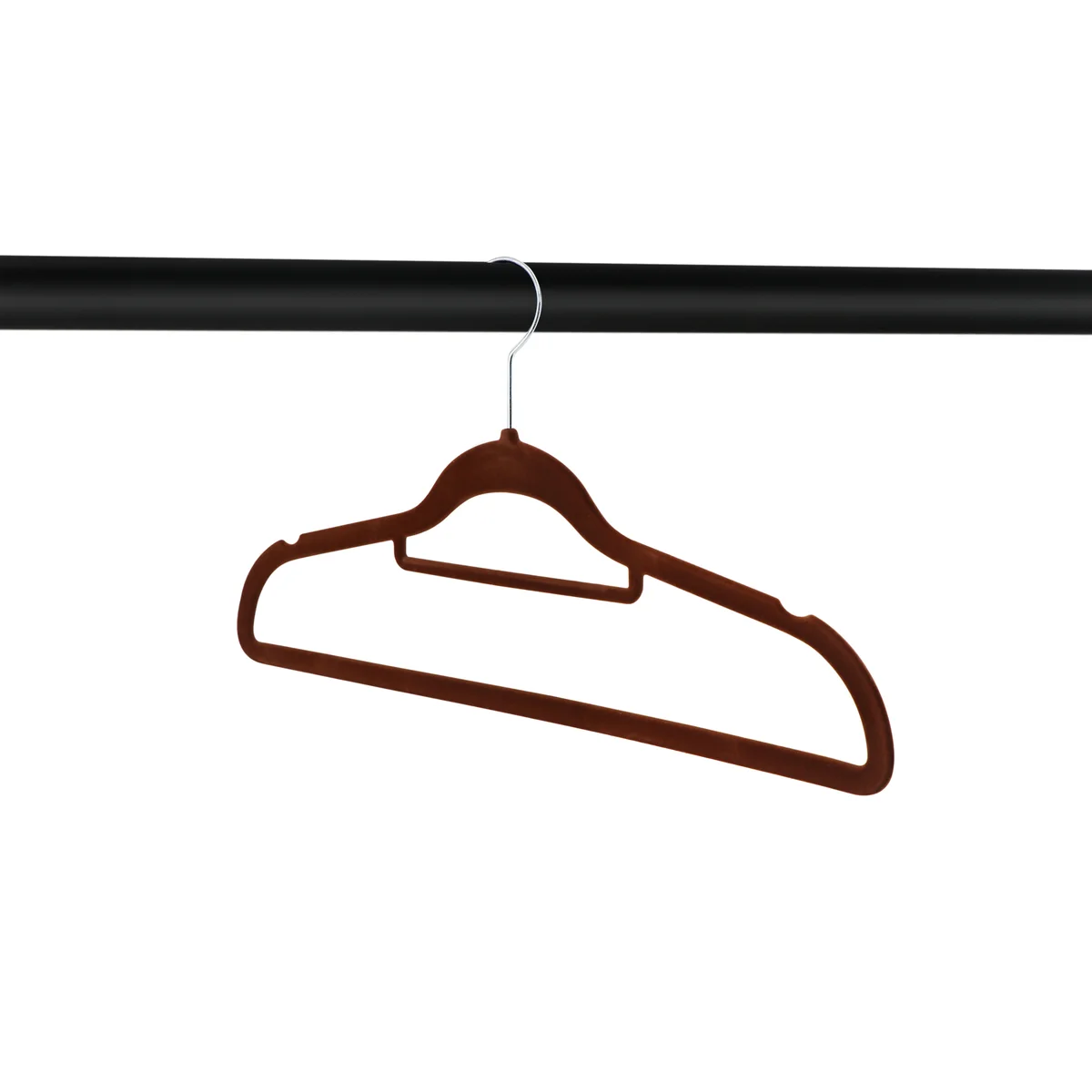 120 Pack of Premium Velvet Non-Slip Hangers with 360 Degree Rotatable Hook