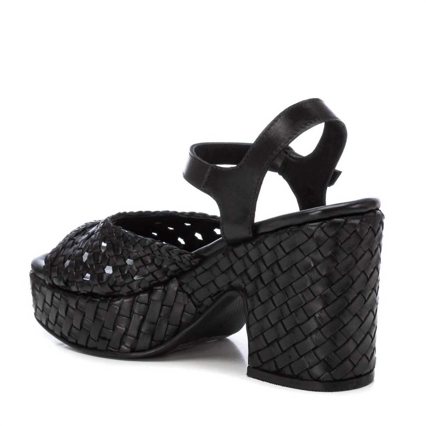 Xti - Women's Carmela Leather Heel Sandals