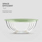 Glass Mixing Bowls with Lids - 8 Piece Set