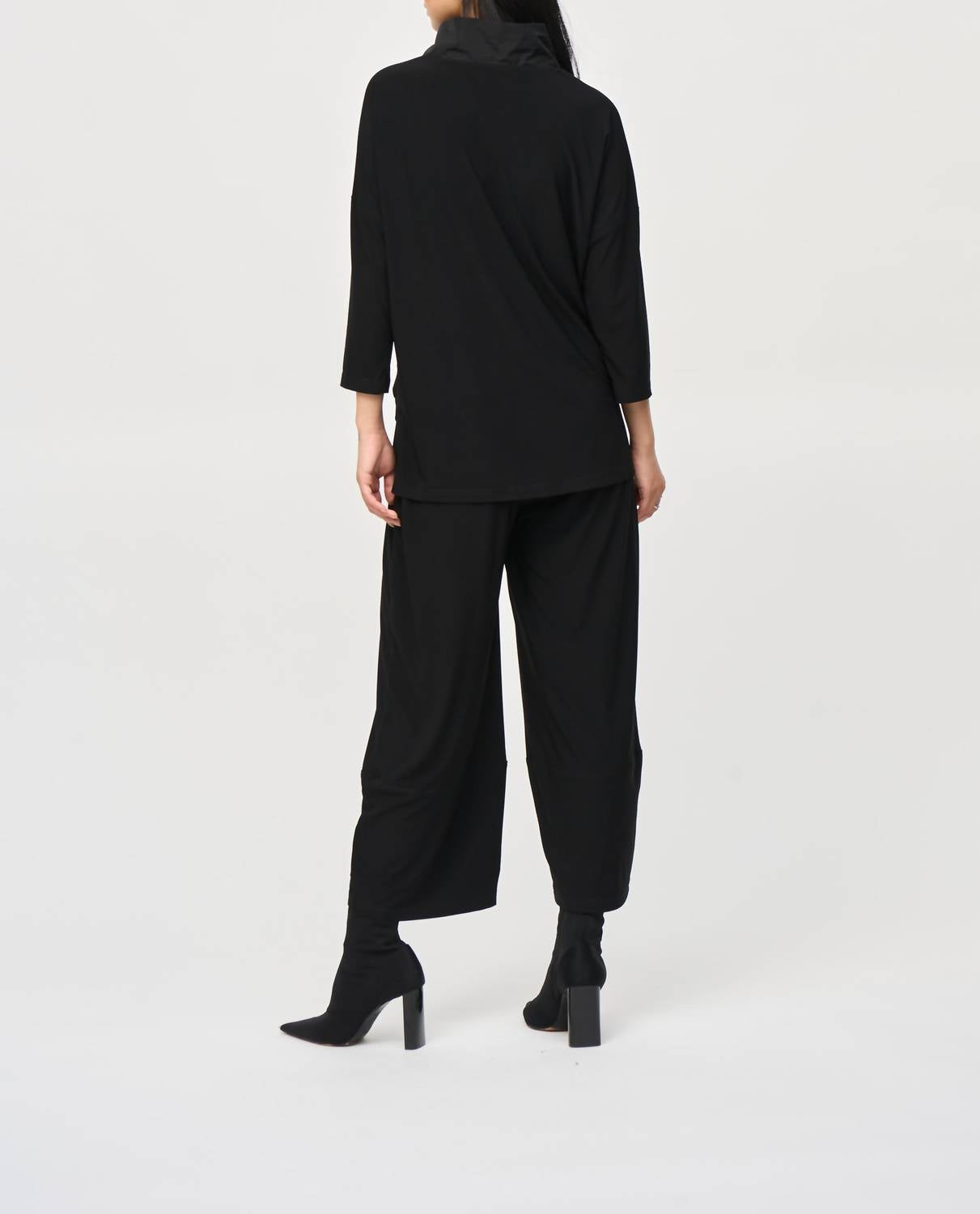 Joseph Ribkoff - Cowl Neck Casual Jumpsuit