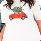 All Us - Holiday Car With Tree Tee