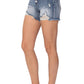 Judy Blue - BUTTON FLY CUTOFF SHORTS WITH DESTROYED HEM