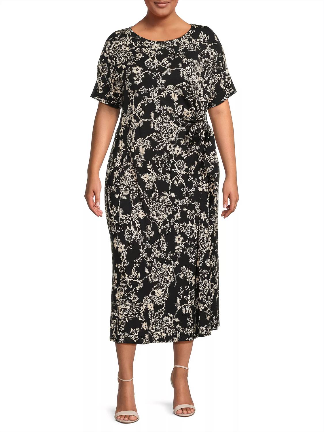 Johnny Was - Side Tie Knit Dress - Plus