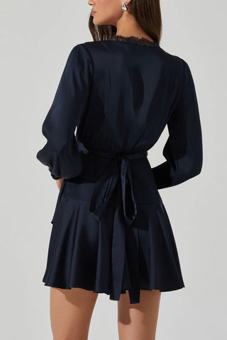 Astr - Aluma Satin Mini Dress