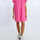 Molly Bracken - Ruffle Sleeve Shirt Dress