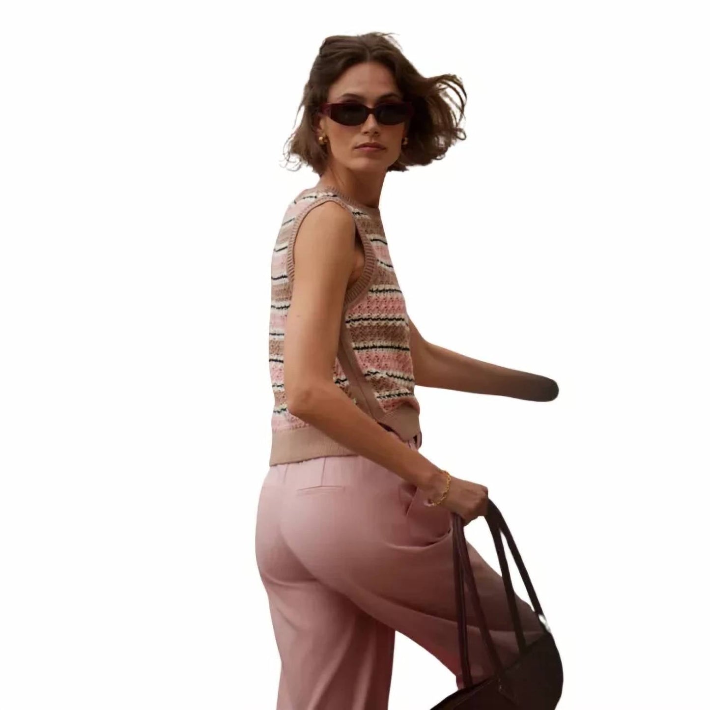 Varley - Deeley Stripe Stitch Tank