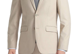 Azzuro Men 2-Piece Suit Set with Jacket and Dress Pants, Slim Fit Size 44L