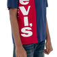 Levi's Toddler Boy's Colorblocked Vertical Logo T-Shirt Blue Size 2T