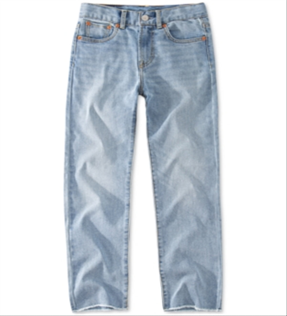 Levi's Girls' High Rise Ankle Straight Jeans Blue Size 7