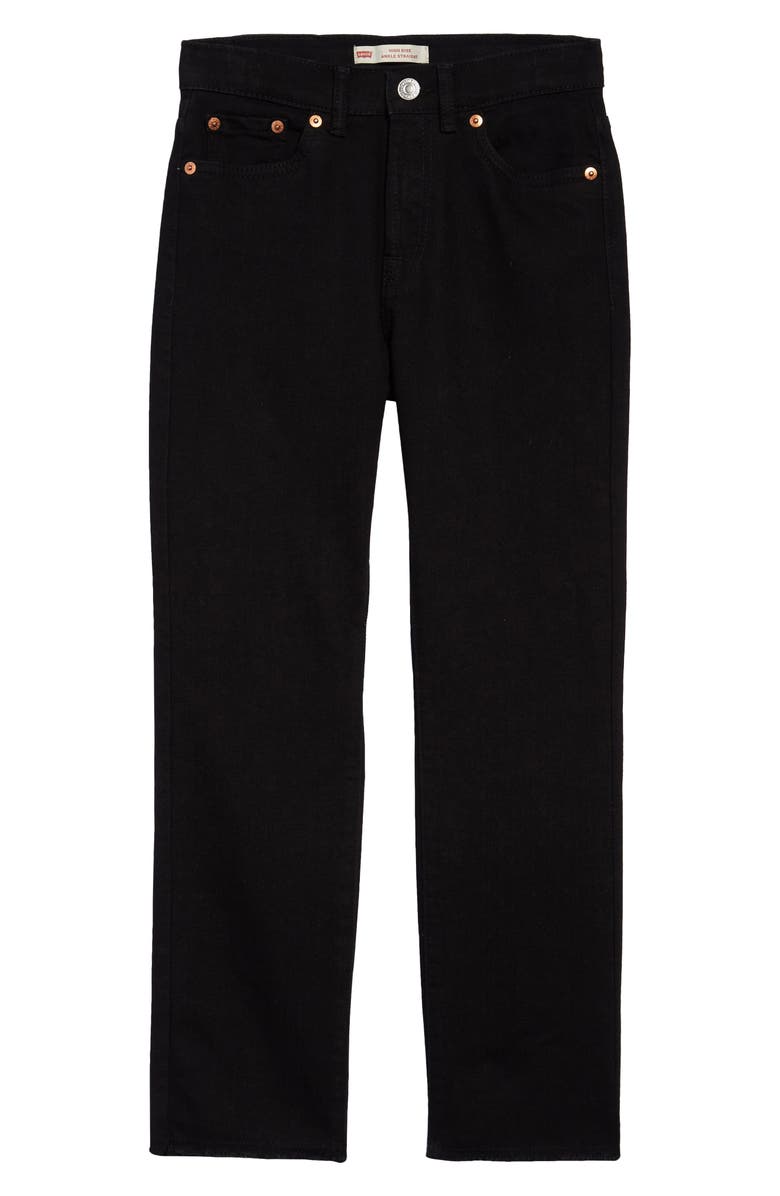 Levi's High Waist Straight Leg Jeans for Girls - Size 14 Blue