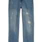 Levi's High Waist Straight Leg Jeans for Girls - Size 14 Blue