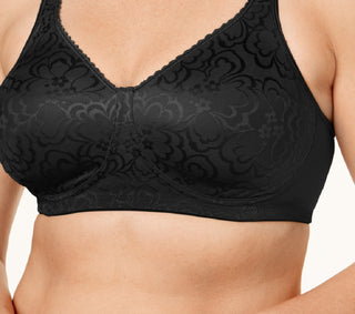 Playtex Women's Ultimate Lift And Support Wireless Bra Black Size 40D