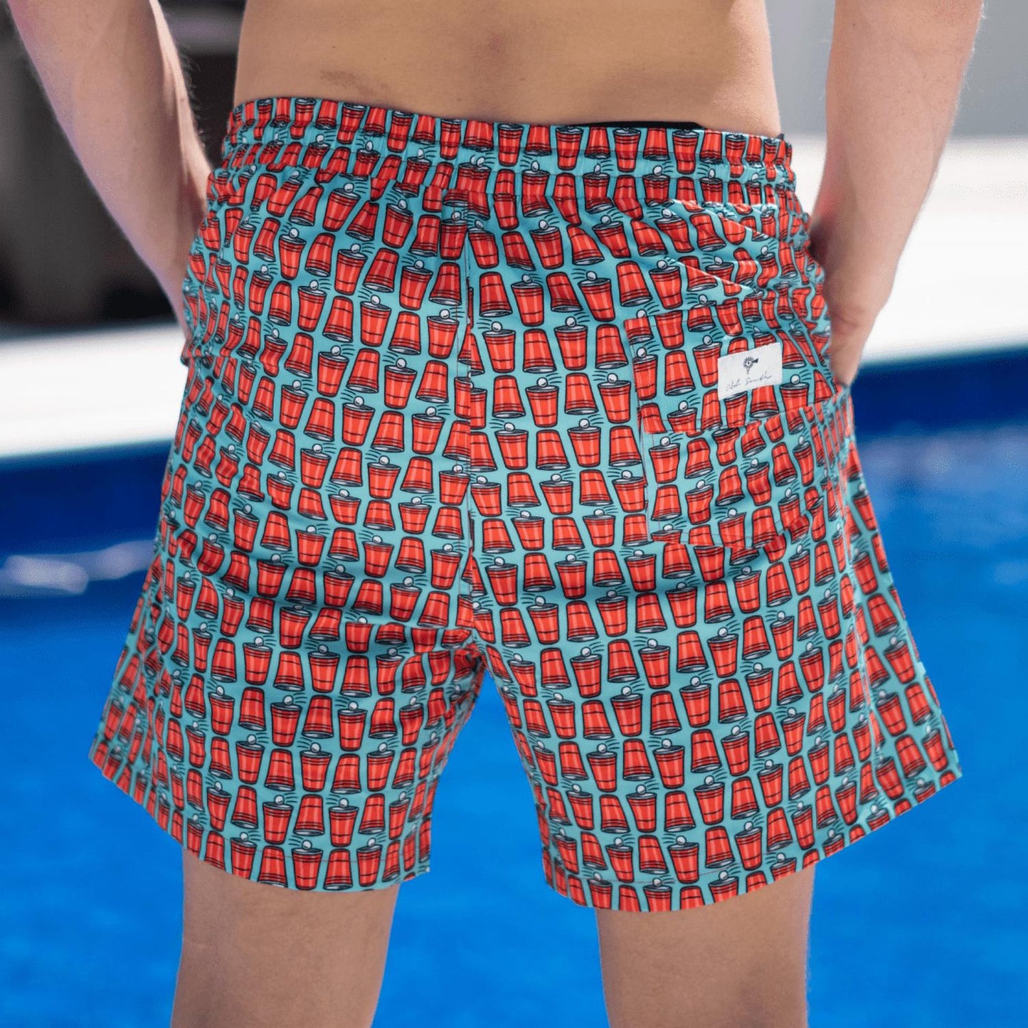 Old South Apparel - Solo Cup Lined Swim Trunks