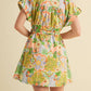 &Merci - Patchwork Button Down Mini Dress