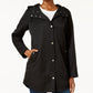 Style & Co Women's Hooded Anorak Jacket Black Size Large
