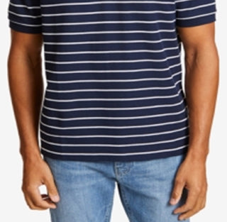 Nautica Men's Striped Deck Polo Shirt Blue Size XX-Large