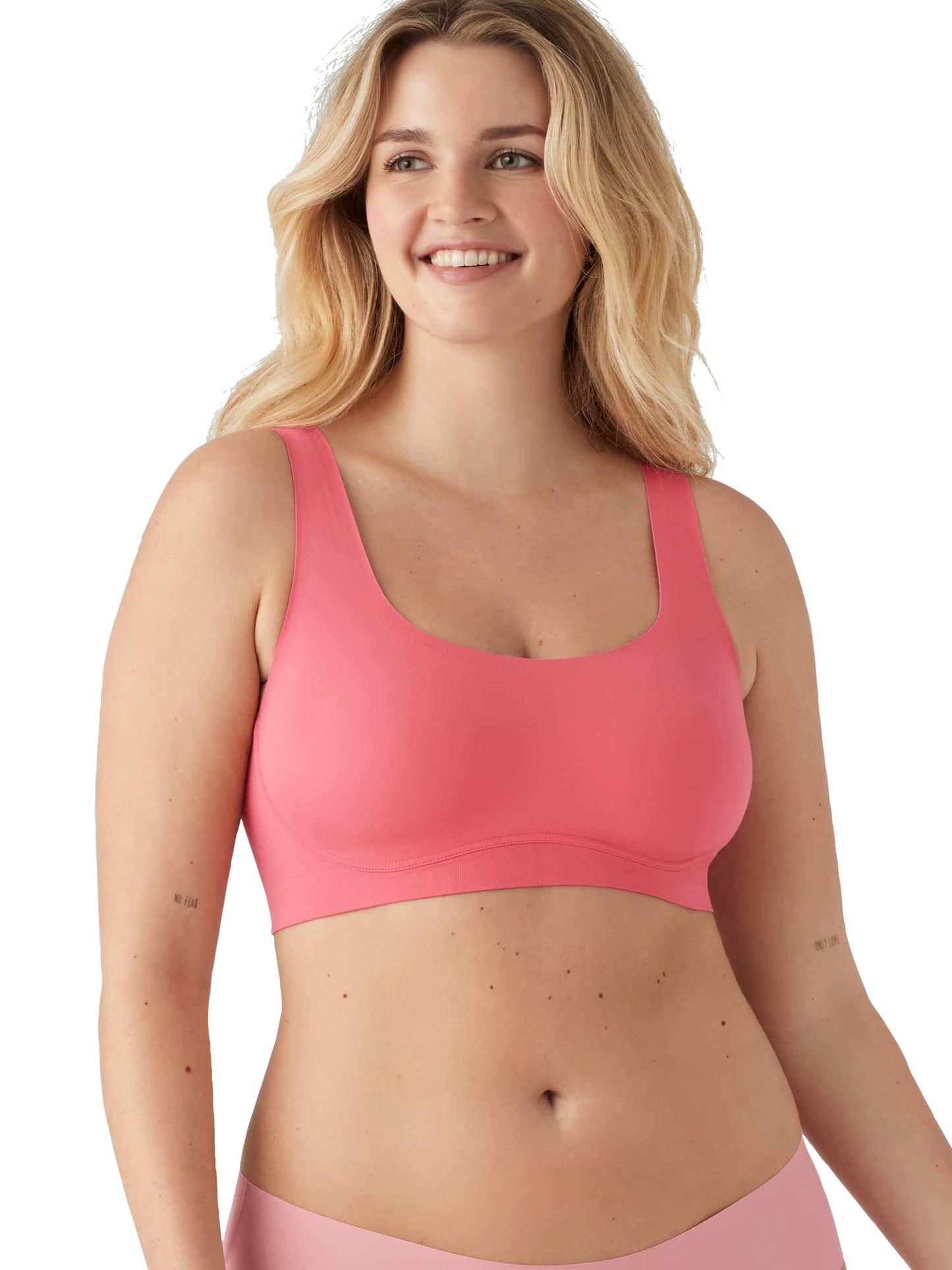 True & Co womens True Body Lift Scoop With Soft Form Band Bra, Cactus Bloom