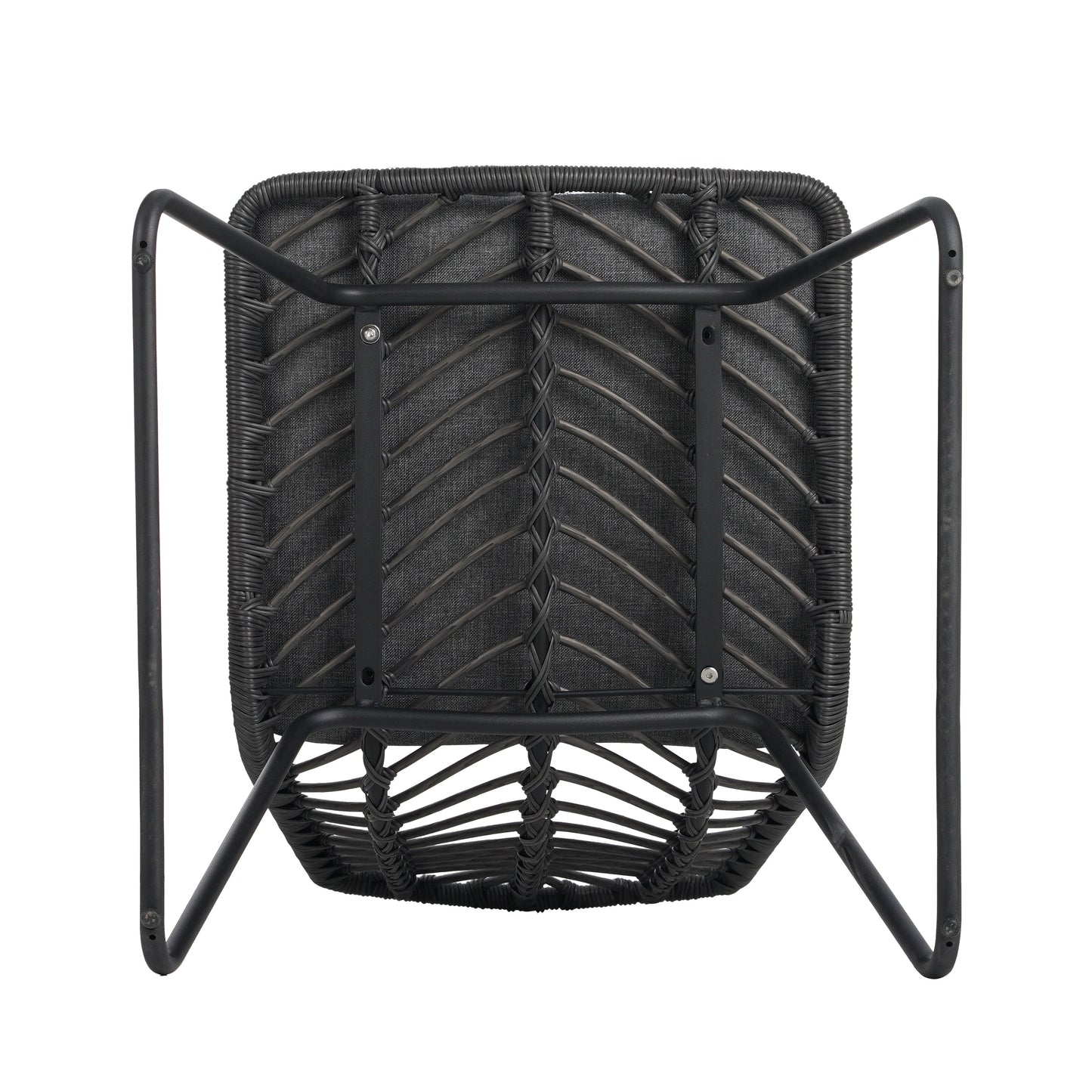 DEJA Chair 2PCS with 2 Cushions, Gray