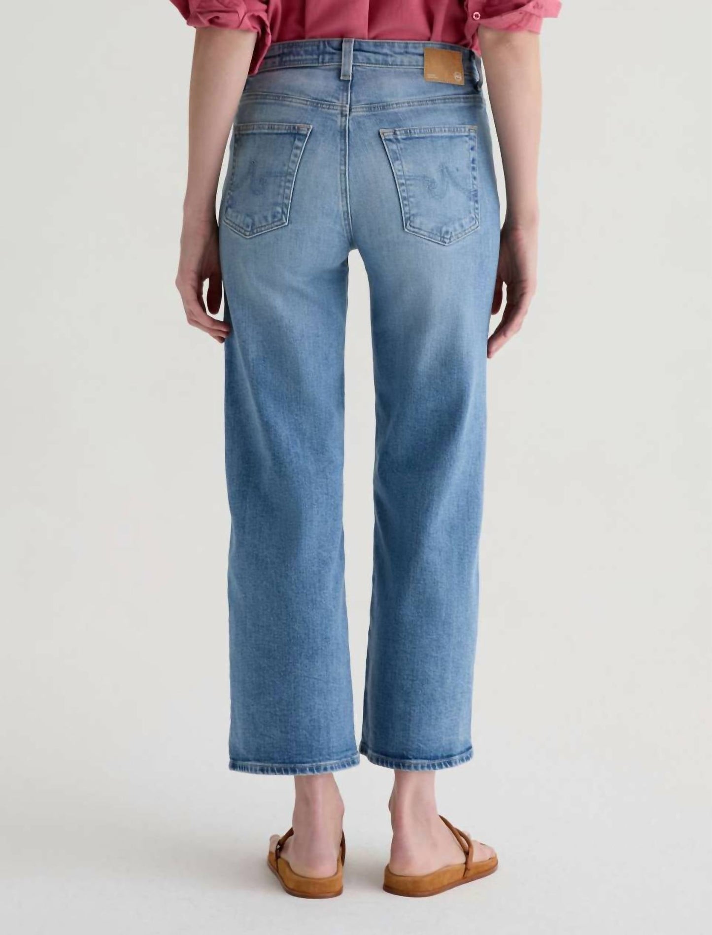 Ag Jeans - Saige Wide Leg Cropped Jeans