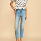 Tcec - Polka Dot Print Scoop Top
