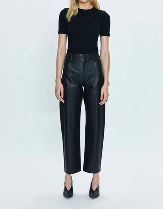 Pistola - Taylor High Rise Bowed Straight Jeans