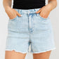 Judy Blue - High Waist Mineral Wash Shorts