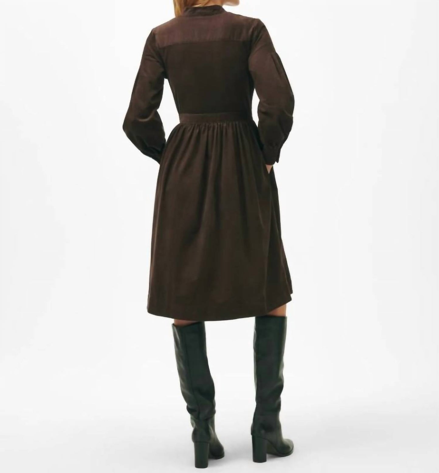 Brooks Brothers - Corduroy A-line Shirt Dress