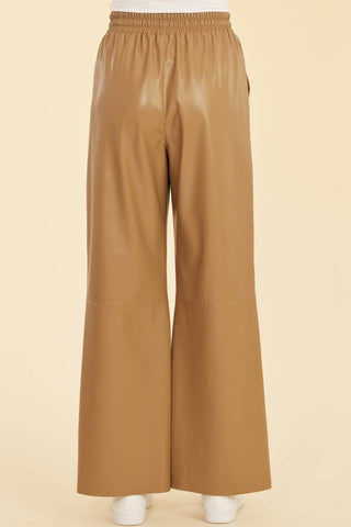 Dolce Cabo - Faux Leather Drawstring Pant