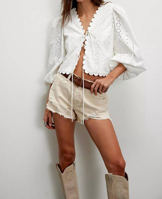 Free People - Now Or Never Denim Shorts