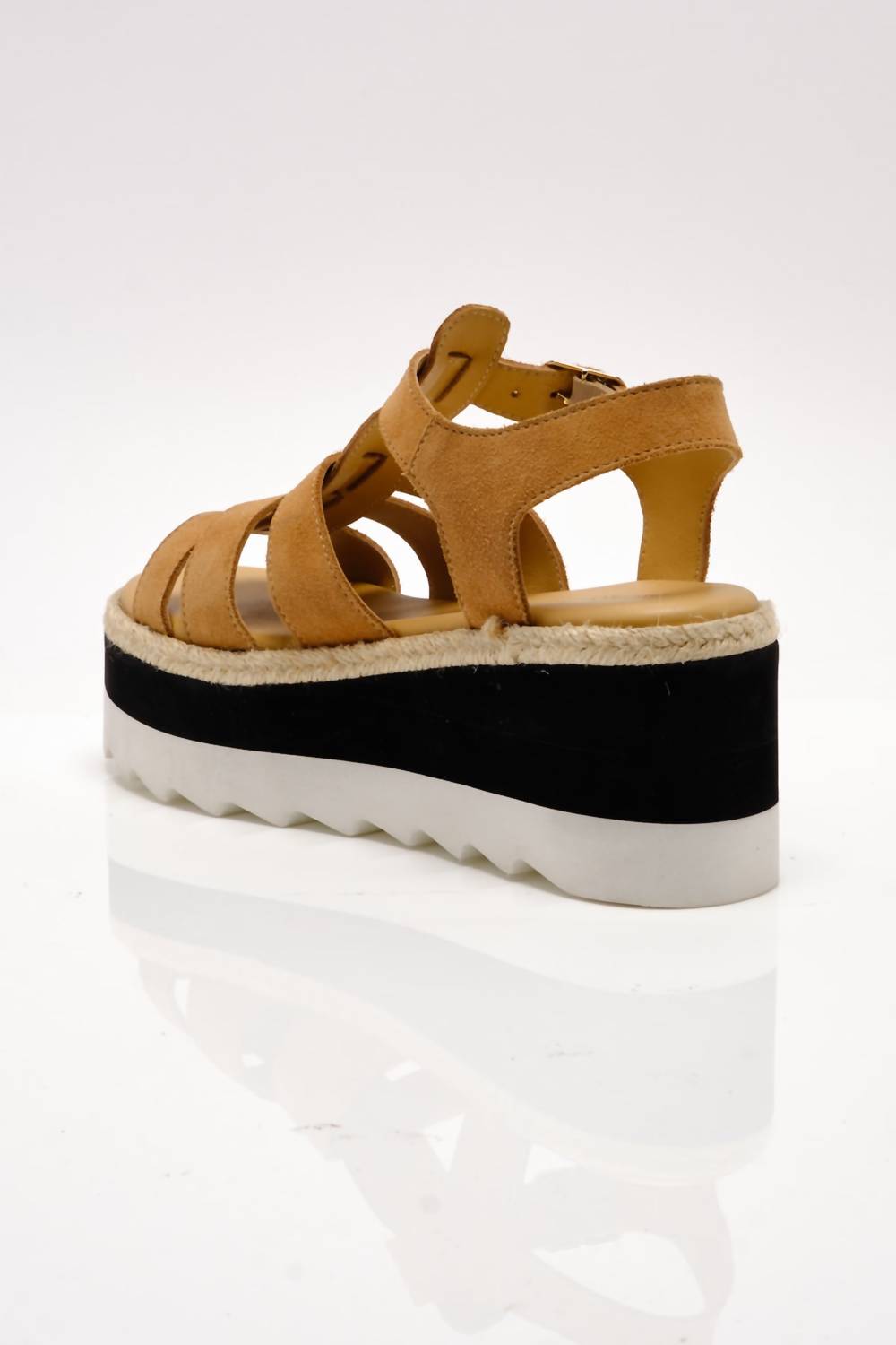 Free People - Women's Mykonos Suede Fisherman Flatform Wedges