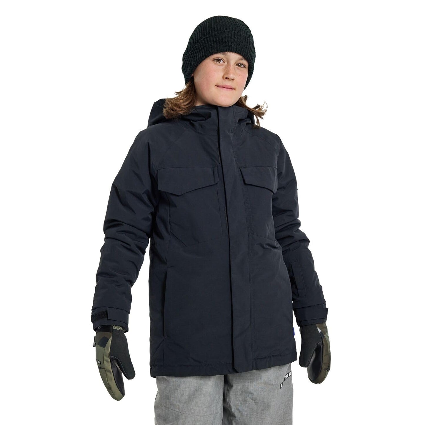 Burton Youth Boys Covert 20 Insulated Snow Jacket - True Black