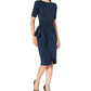 Xscape Midi Scuba 3/4 Sleeve Midnight 4