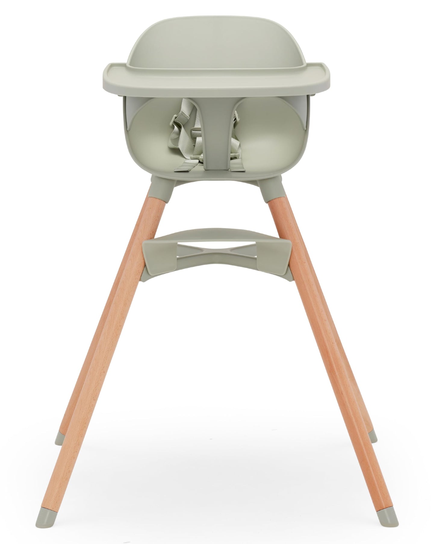 Lalo The Chair Convertible 3in1 High Chair for Babies  Toddlers Dishwasher Safe Tray Adjustable Footrest Sage
