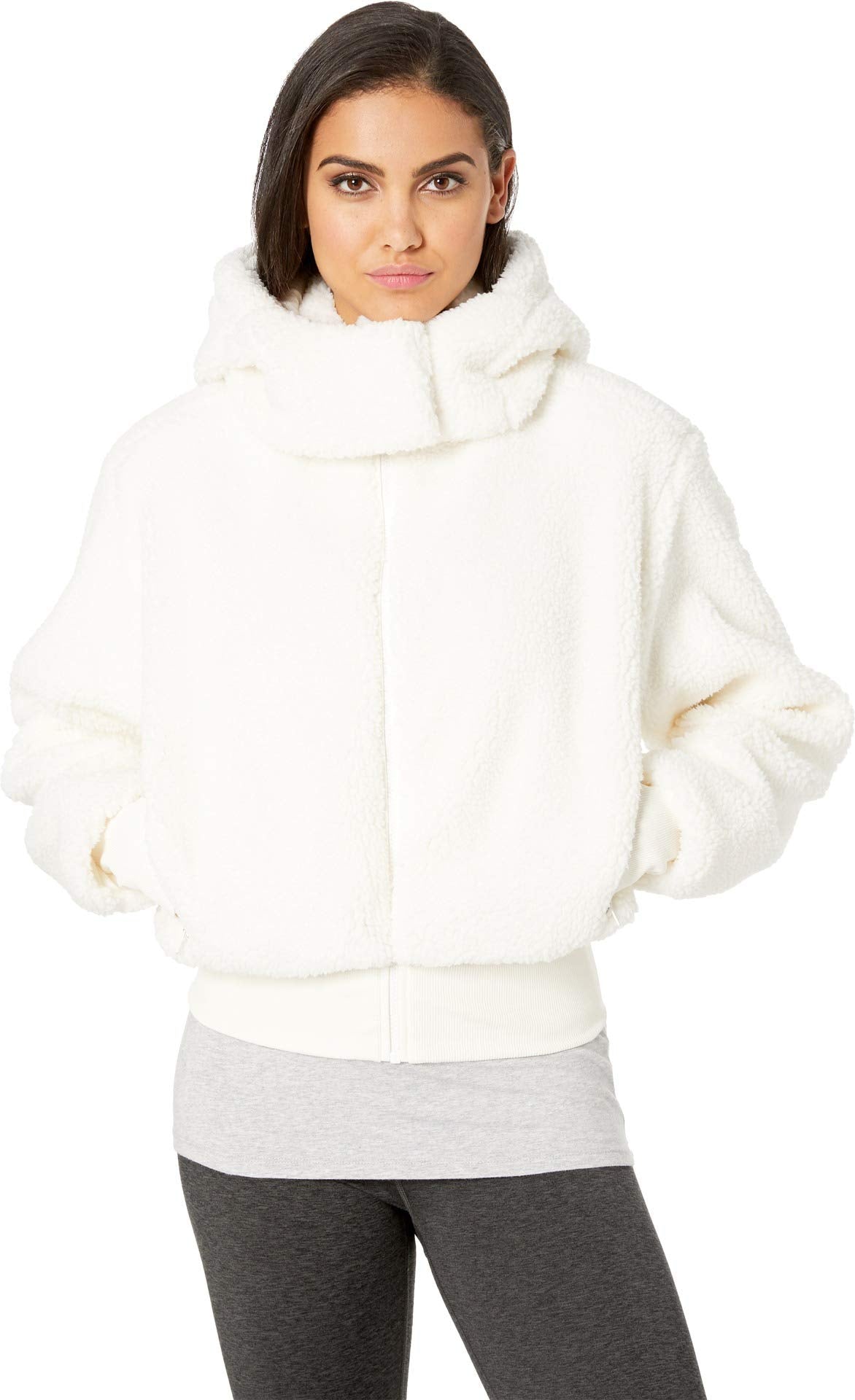 Alo Yoga womens Foxy Sherpa Jacket, Pristine