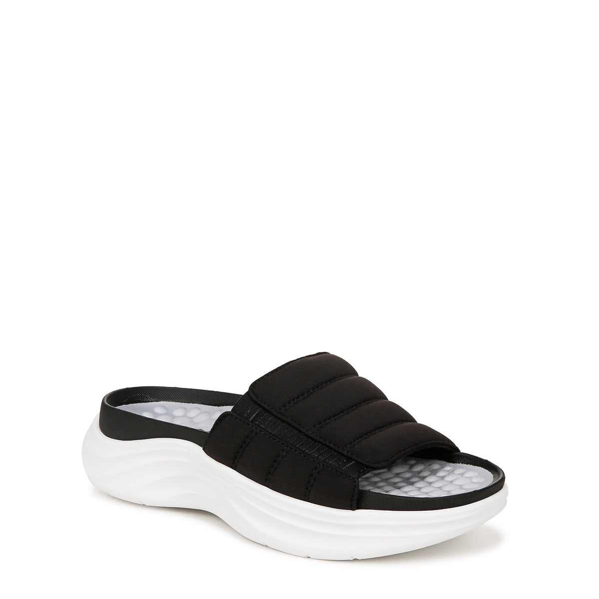 Dr Scholls Womens Feel Free Slide Sandal Black Size 8