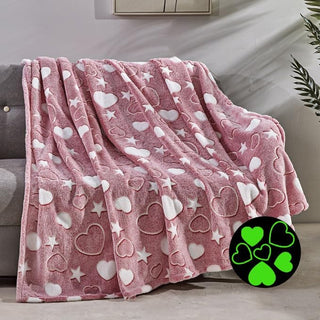 Glow-in-the-Dark 50" x 60" Throw Blankets