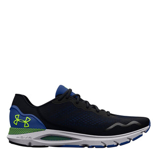 Under Armour Men's HOVR Sonic 6 Running Shoes - Black/Blue Mirage/Lime Surge