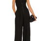 Free People Call on Me Jumpsuit Black Medium