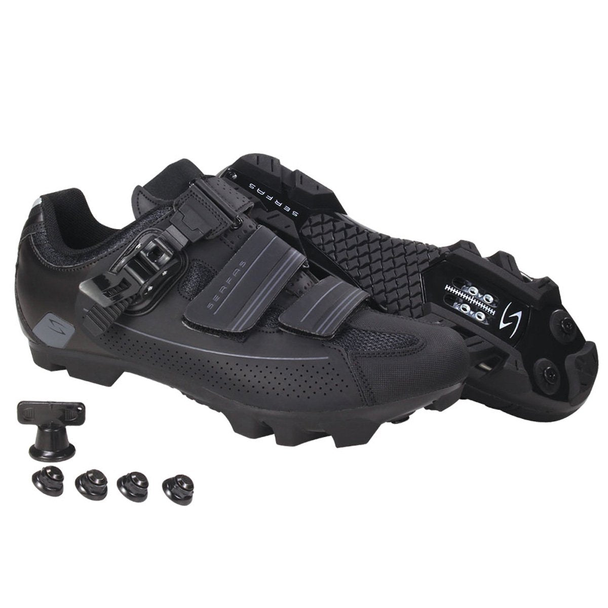 Serfas Men's Switchback Mountain Bike Shoe Black