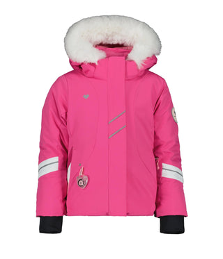 Obermeyer Kids Cara Mia Pink Jacket - Detachable Hood