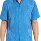 Tommy Bahama Bali Border Silk Camp Shirt (Color: Techno, Size L)