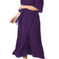 Standards & Practices Women's Plus Size Purple Haze Kimono Wrap Dress Maxi Length Size 2X